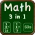 Math 3 in 1 (Drills, Flashcard, 60 sec Game)