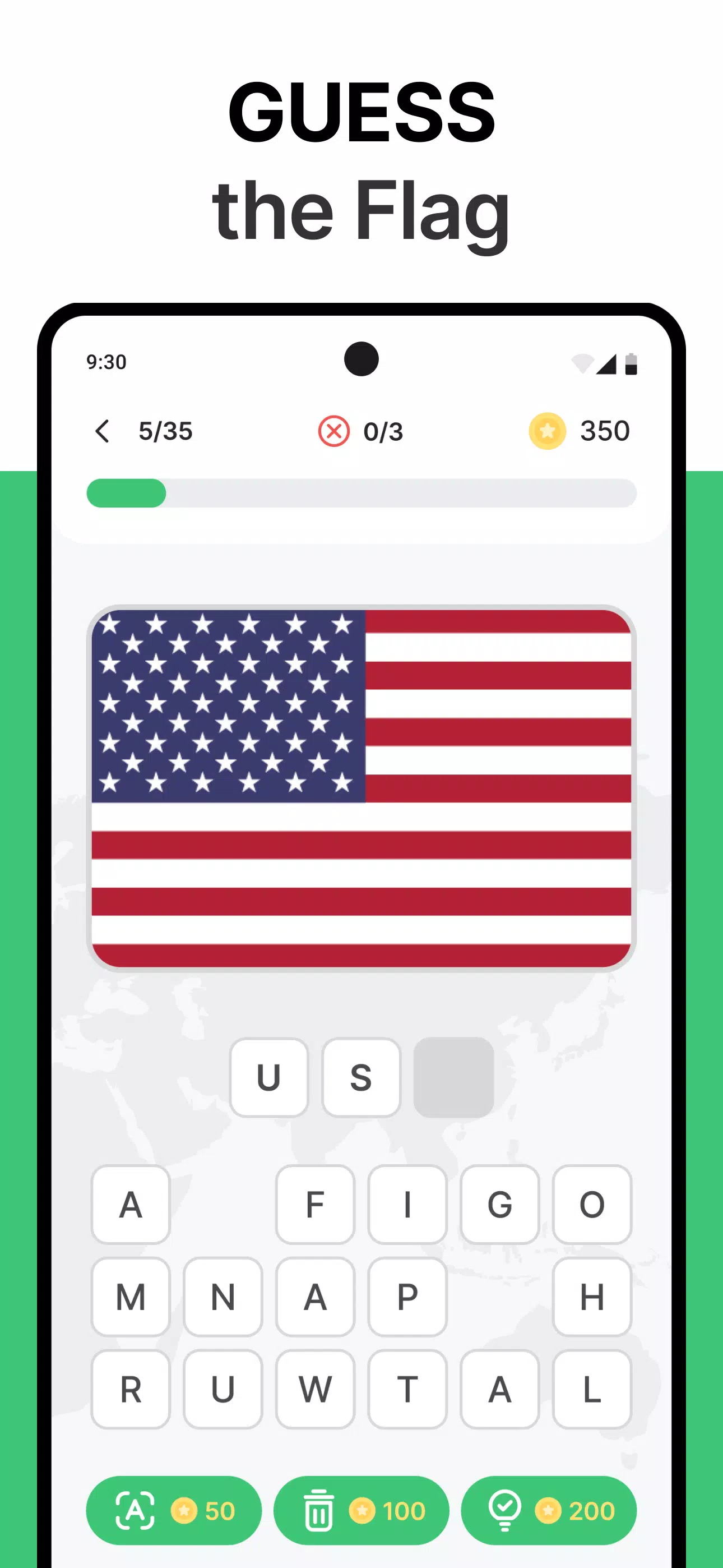 Flags quiz - Guess the flag Screenshots