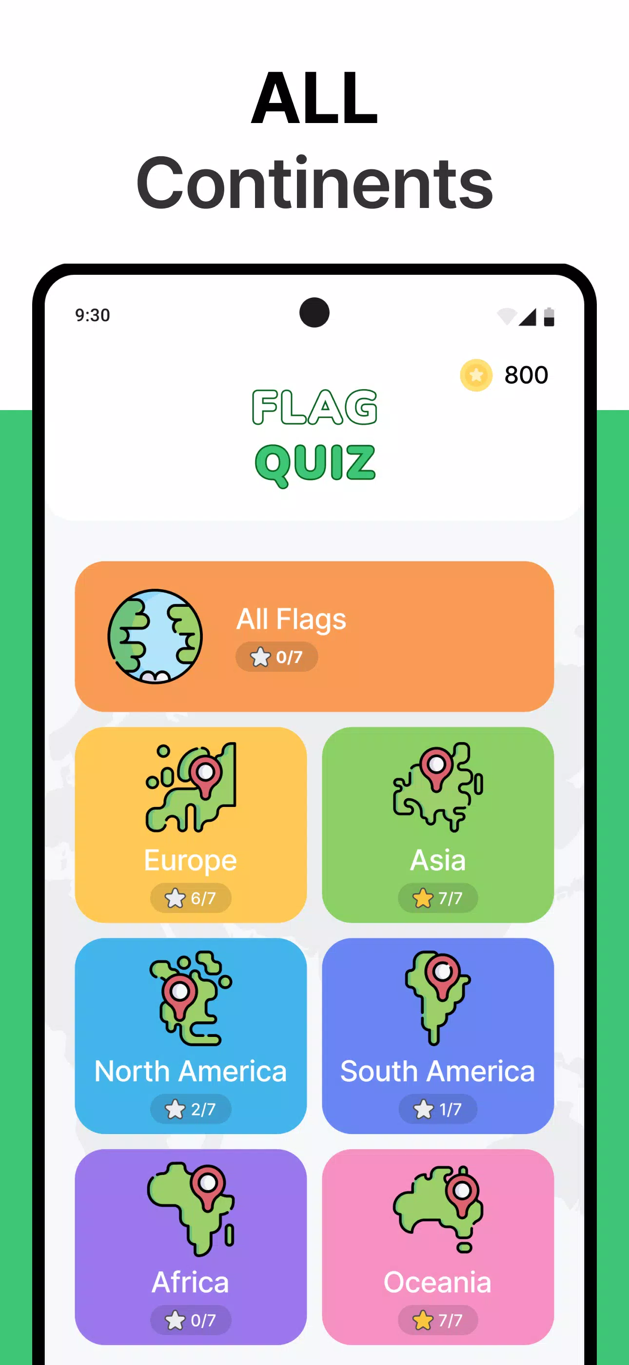 Flags quiz - Guess the flag Screenshots