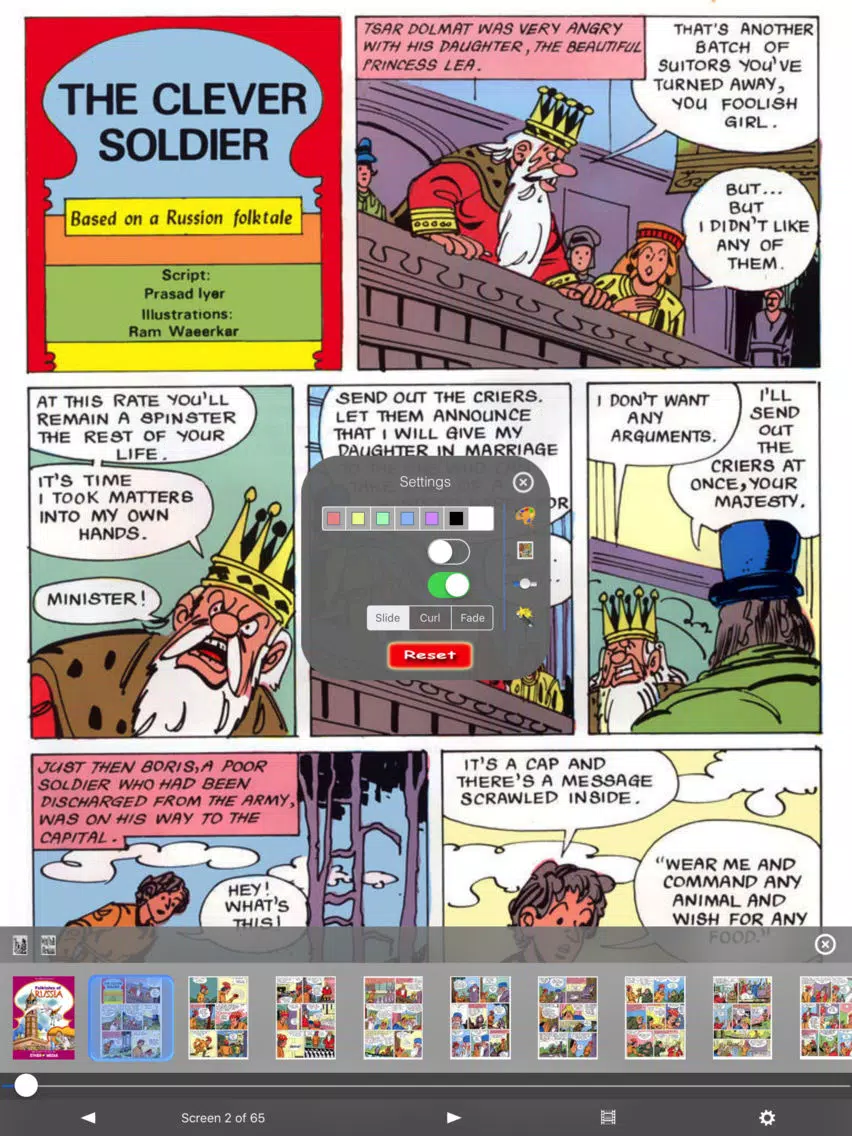 Folk Tales of Russia Digest- Amar Chitra Katha iPad Screenshots