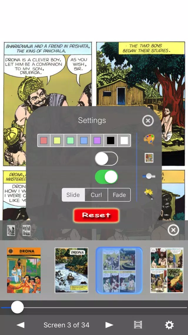 Mahabharata and Drona Digest - Amar Chitra Katha Screenshots