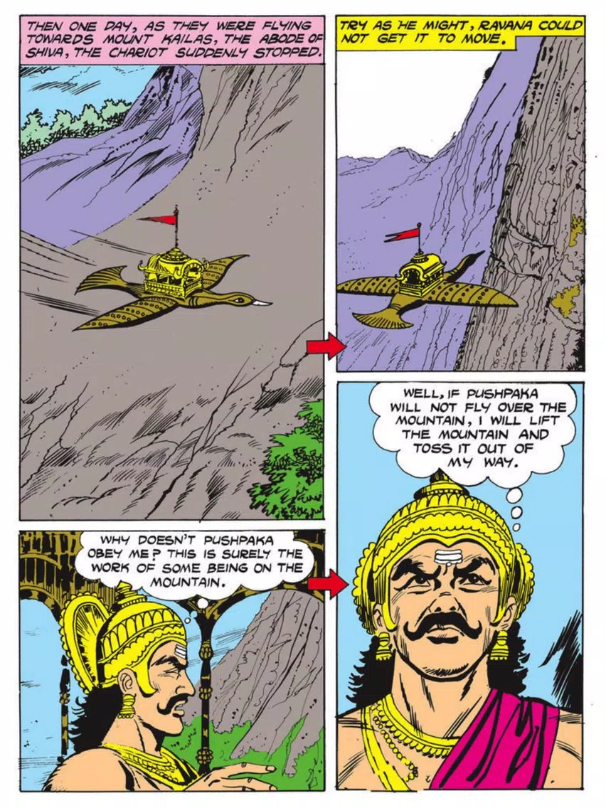 Ravana Humbled (Rama's Rival) - Amar Chitra Katha iPad Screenshots