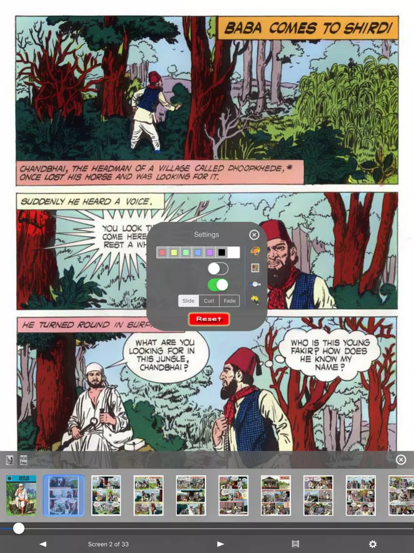 Tales of Saibaba (Shirdi Saint)- Amar Chitra Katha iPad Screenshots