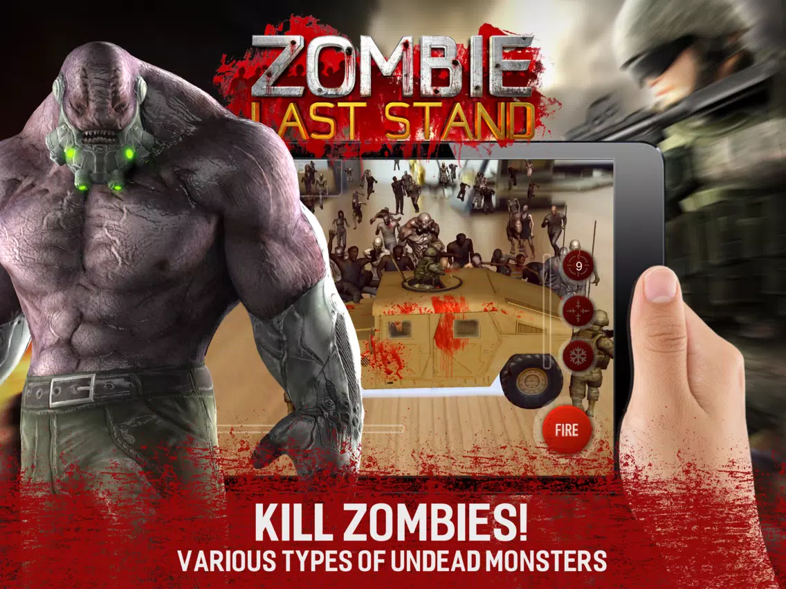 Capturas de pantalla de Zombie Last Stand HD Augmented dead frontier war z iPad 