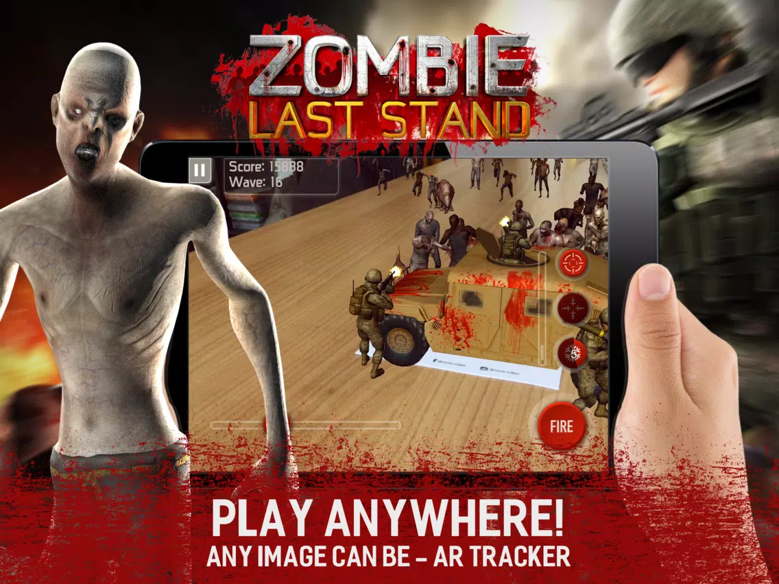 Capturas de pantalla de Zombie Last Stand HD Augmented dead frontier war z iPad 