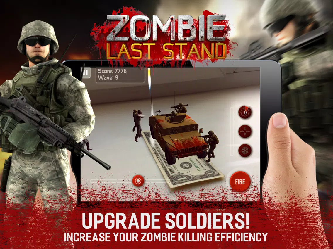 Capturas de pantalla de Zombie Last Stand HD Augmented dead frontier war z iPad 
