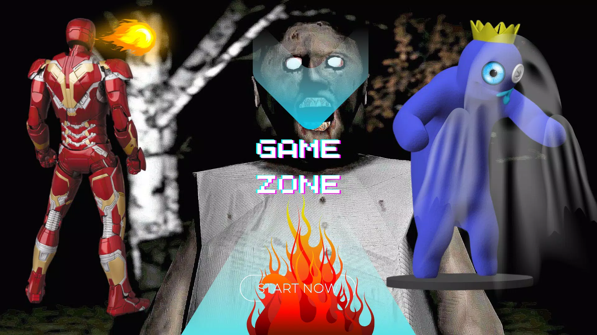 Iron vs granny Rainbow monster Screenshots