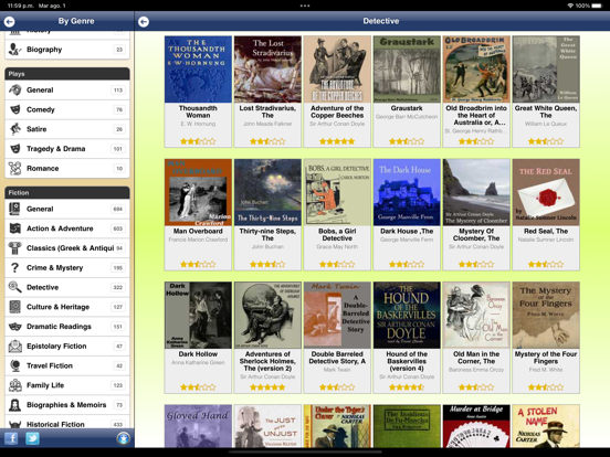 English Audiobooks - LibriVox iPad Screenshots