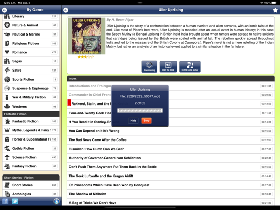 English Audiobooks - LibriVox iPad Screenshots