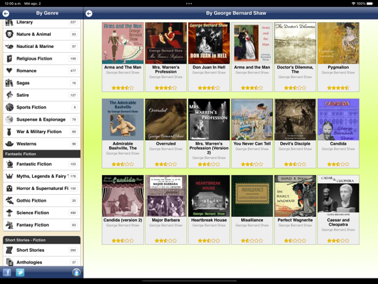 English Audiobooks - LibriVox iPad Screenshots