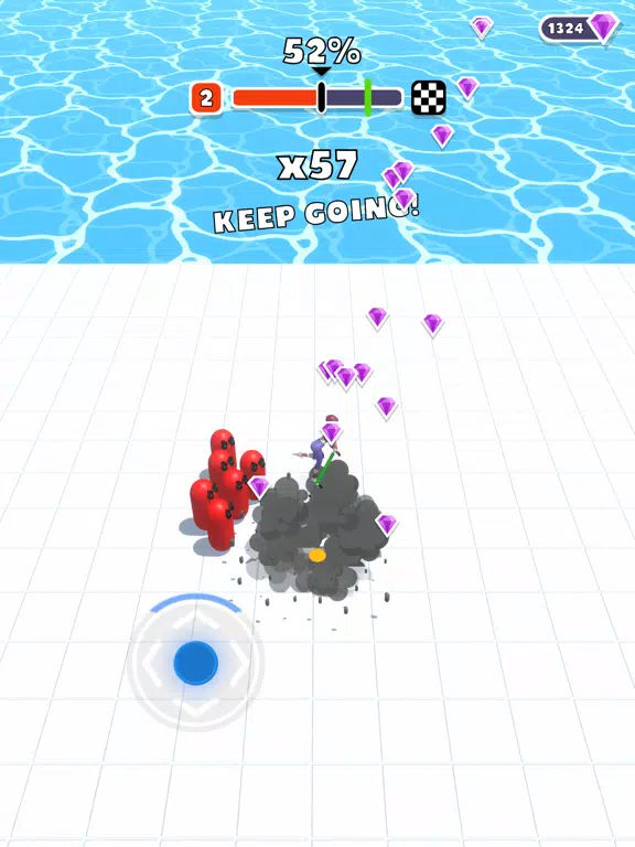 Ảnh chụp màn hình của Pogo Rush 3D iPad 