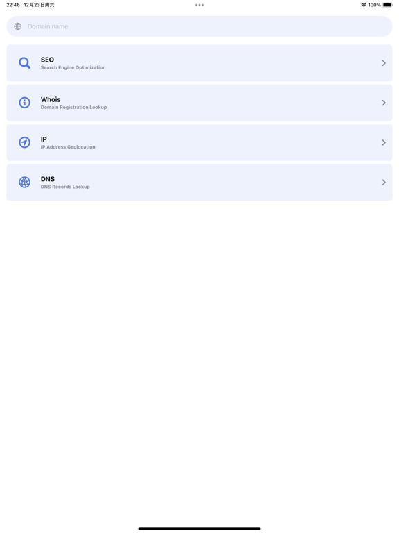 PalmWeb iPad Screenshots
