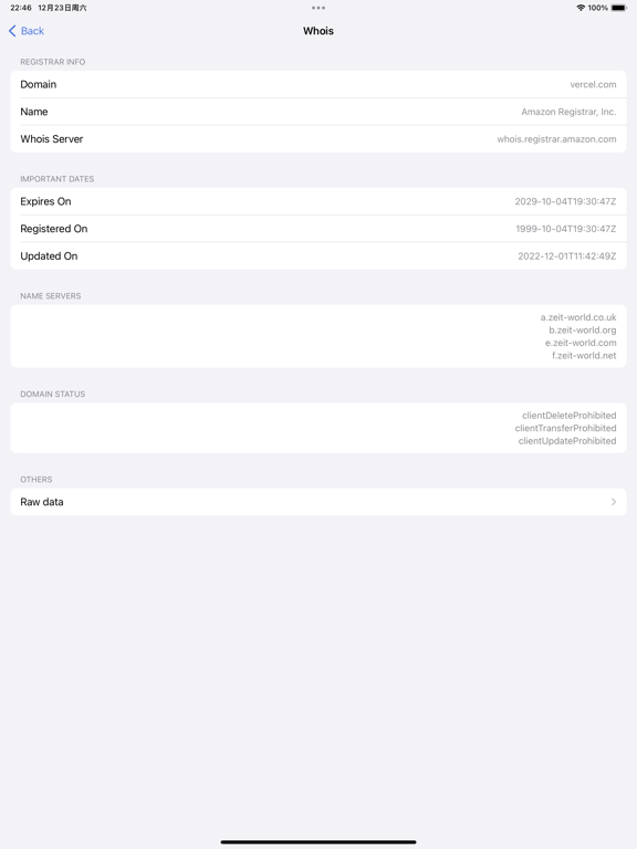 PalmWeb iPad Screenshots