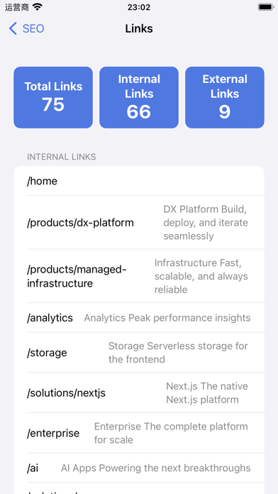 PalmWeb Screenshots
