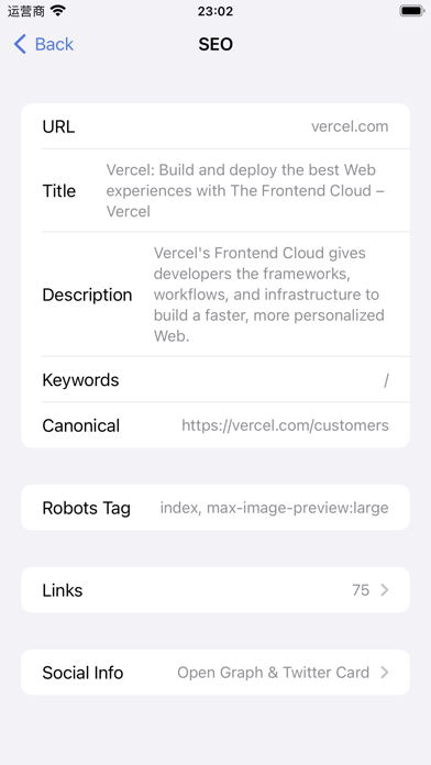 PalmWeb Screenshots