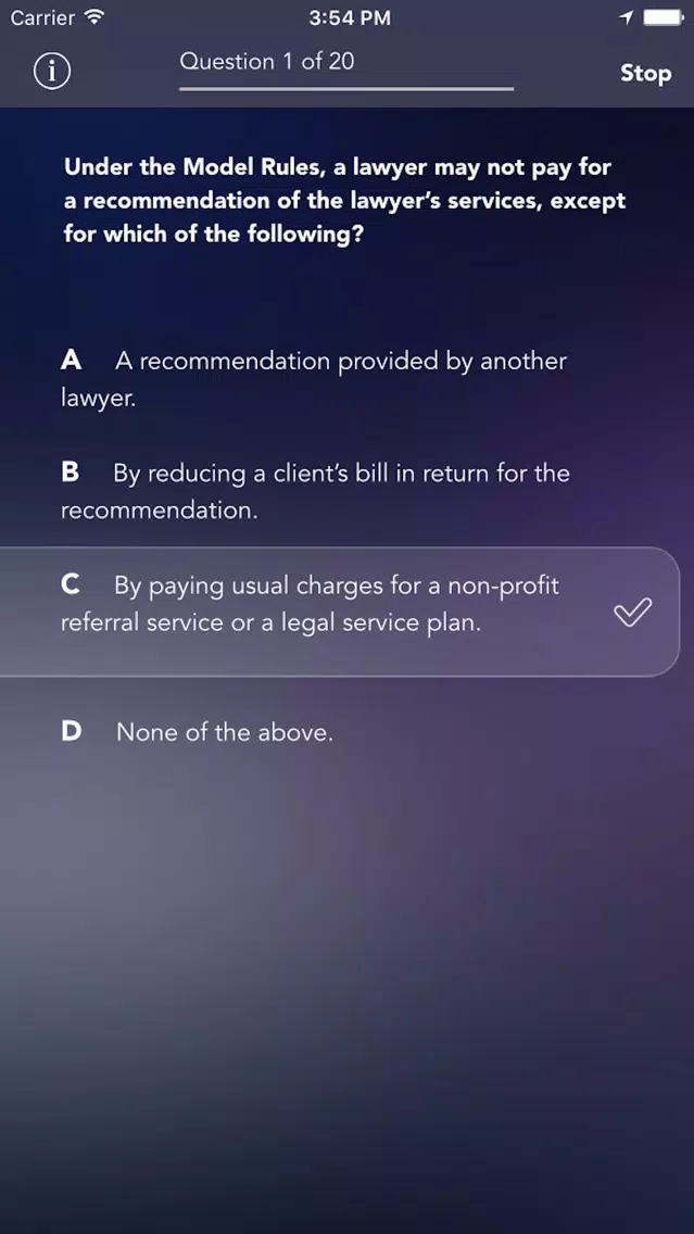 Certified Paralegal Exam/Test Practice Screenshots