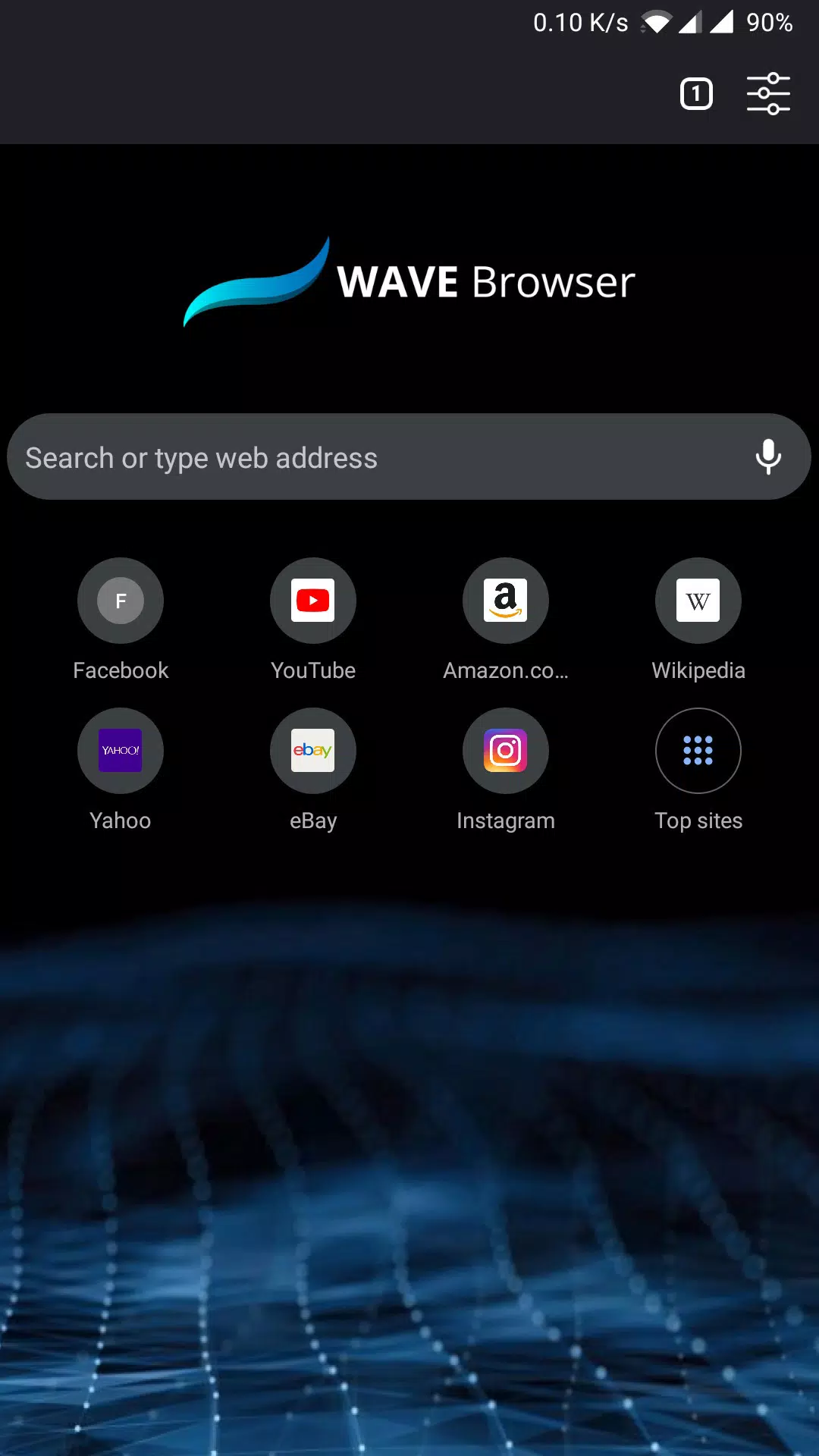 Wave Browser Screenshots