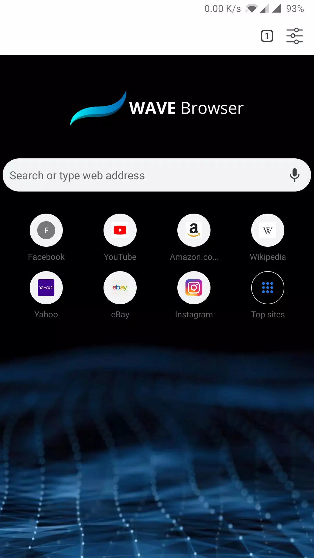 Wave Browser Screenshots