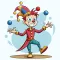 Crazy Clown Stickers Pack