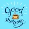 Good Morning Night Typography