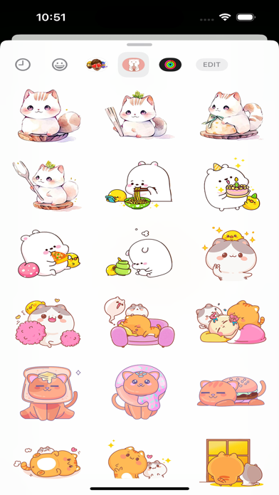 Mochi Cat Stickers & Emojis Screenshots