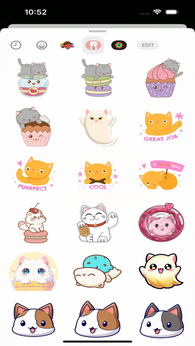 Mochi Cat Stickers & Emojis Screenshots