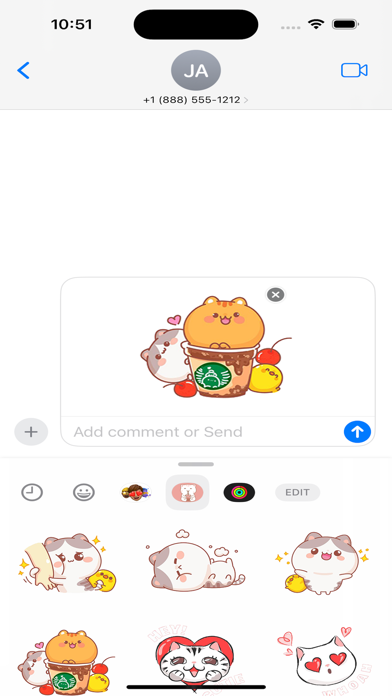 Mochi Cat Stickers & Emojis Screenshots
