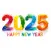 Happy New Year Stickers - 2025