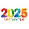Happy New Year Stickers - 2025