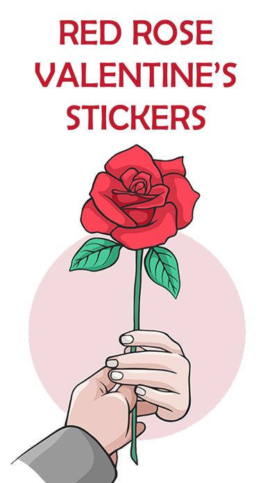 Red Rose Valentine's Stickers Screenshots