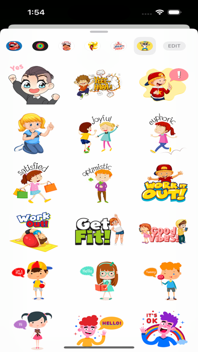 Cute Kids Strikers Set Screenshots