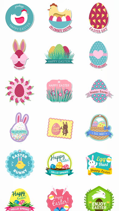 Easter Holiday Wish Stickers Screenshots
