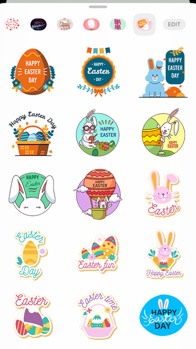 Easter Holiday Wish Stickers Screenshots