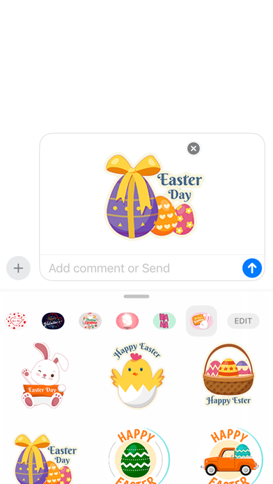 Easter Holiday Wish Stickers Screenshots