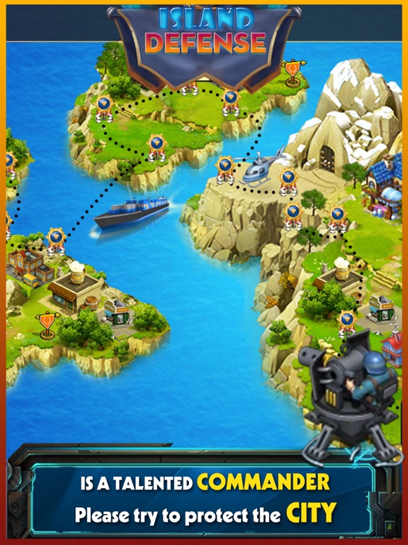 صور Castle Island Defense iPad 
