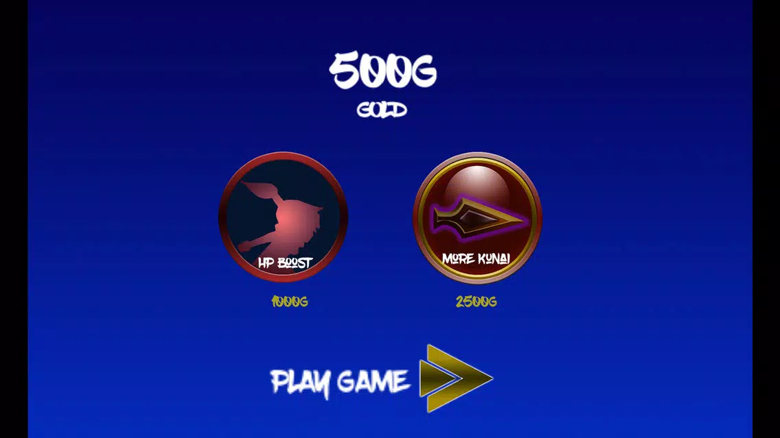 Capturas de tela do Shinobi