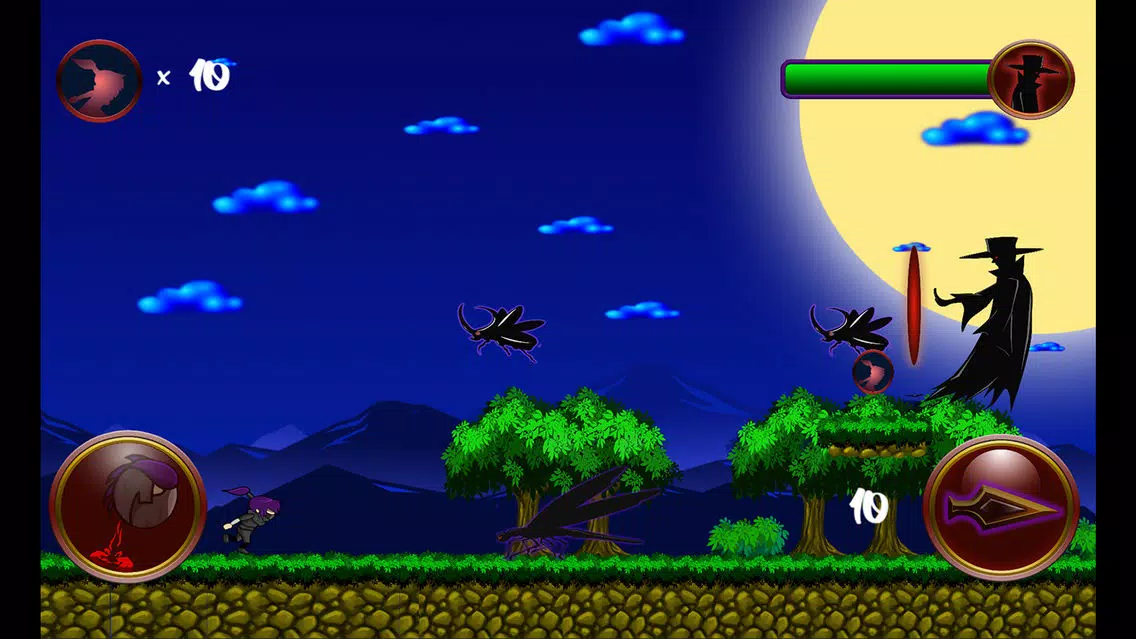 Capturas de tela do Shinobi