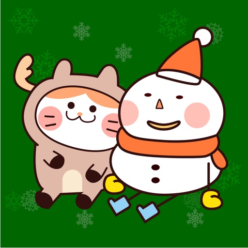 Snowman and Cat at Christmas Snowman and Cat at Christmas