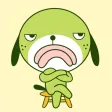 Grumpy Dog Animated Stickers