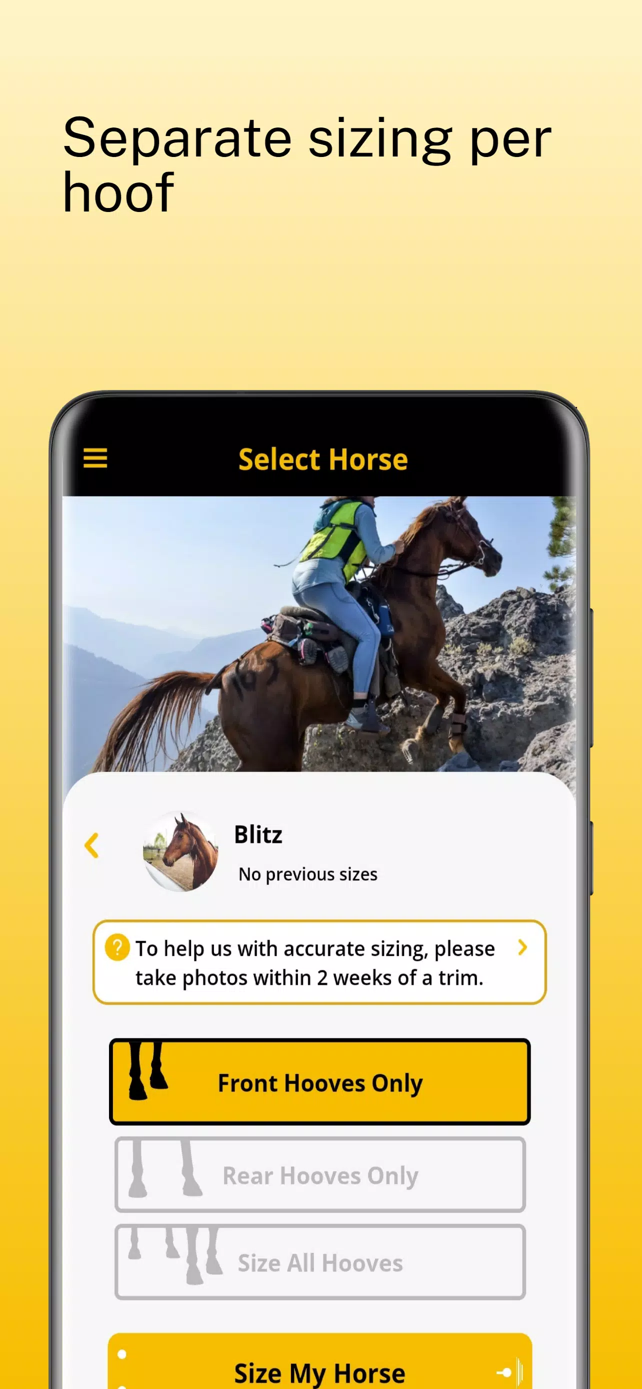 Scoot Boots - Hoof Sizer स्क्रीनशॉट