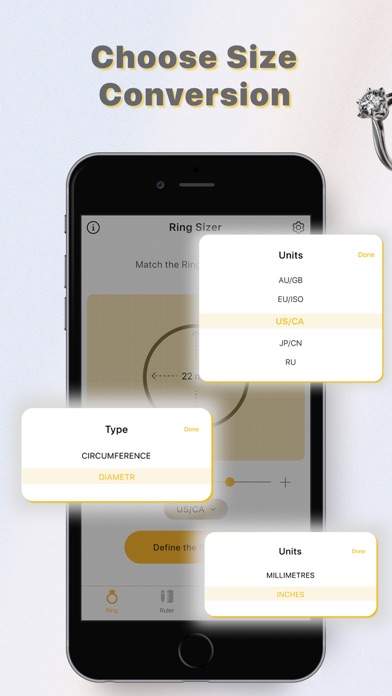 Ring Sizer – Size Measurement স্ক্রিনশট