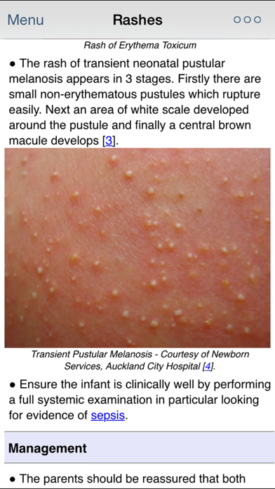 Paediatric Postnatal Problems Screenshots