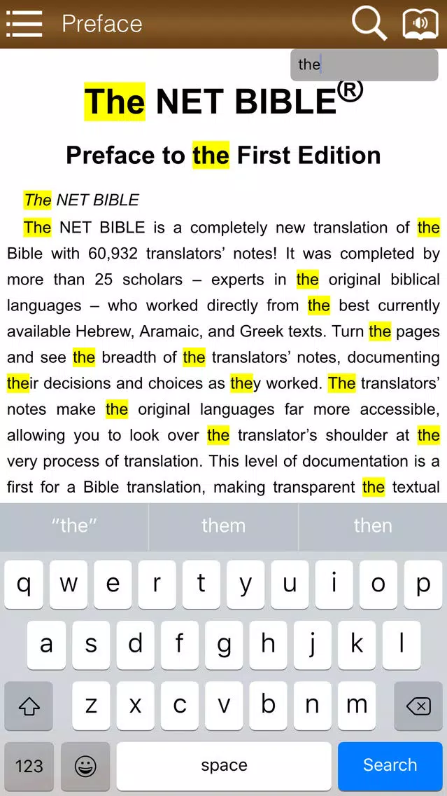 NET Bible - The New English Translation Screenshots