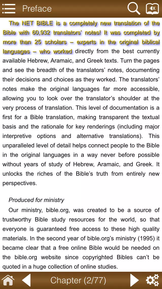NET Bible - The New English Translation Screenshots
