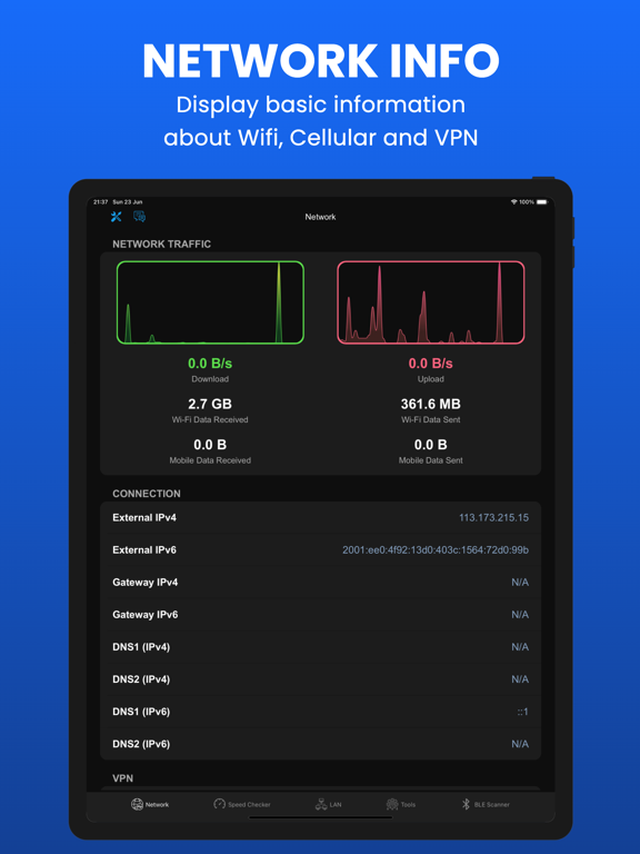 Wifi Analyzer - DNS Speed Test iPad Screenshots