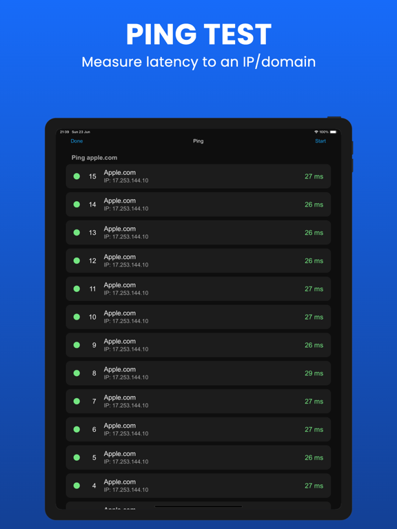Wifi Analyzer - DNS Speed Test iPad Screenshots