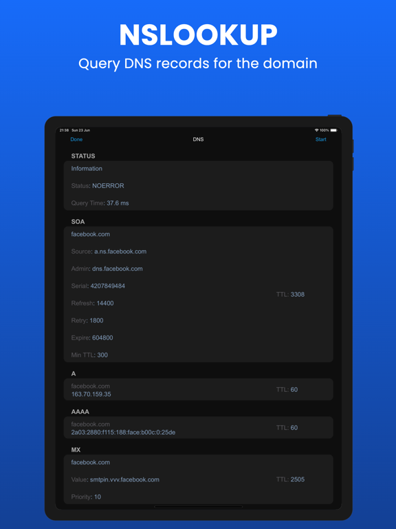 Wifi Analyzer - DNS Speed Test iPad Screenshots