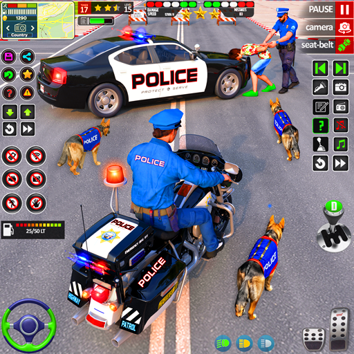 US Police Cop Car Driving 2025
