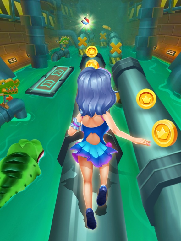 Tangkapan layar Subway Princess Runner iPad 