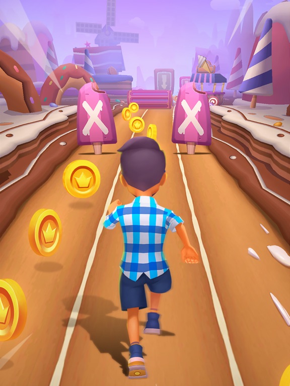 Tangkapan layar Subway Princess Runner iPad 